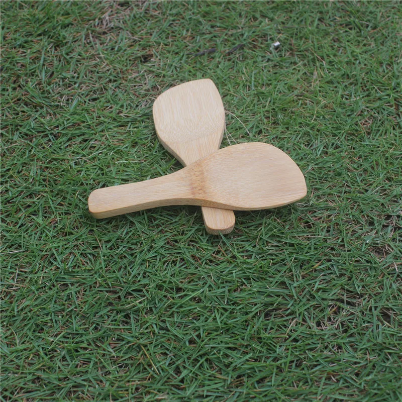 Bambú arroz cuchara camping picnic antiadherente comida cuchara utensilios de cocina al aire libre vajilla Accesorios