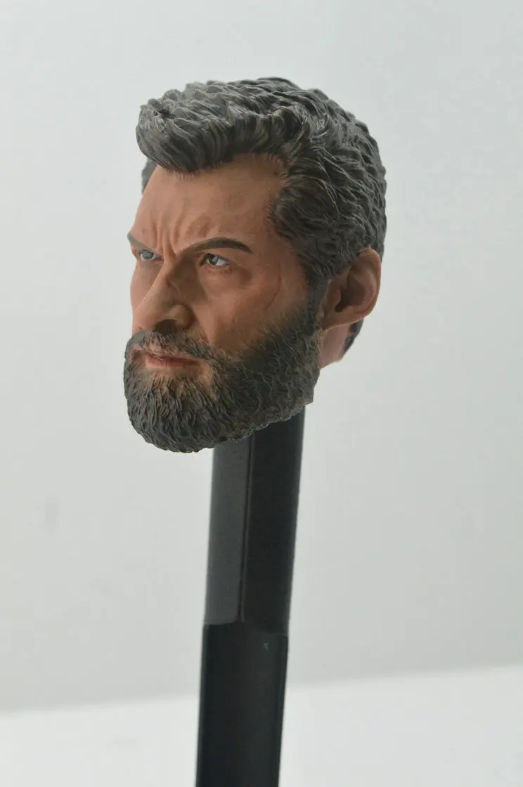 1/6 Eleven Logan голова лепим резьба волк дядюшка для 1" кукла Фигурка