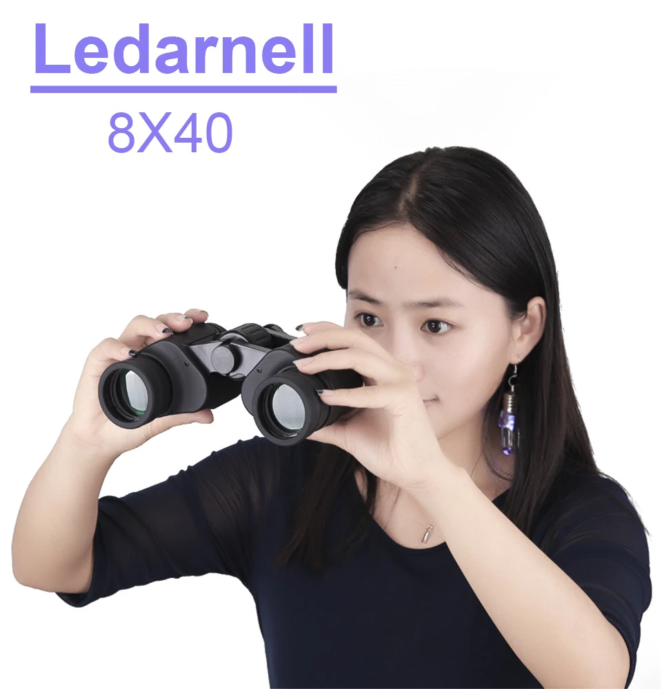 Ledarnell مناظير 8x40 المهنية الصيد تلسكوب التكبير عالية الجودة كبير رؤية واضحة no للماء مجهر