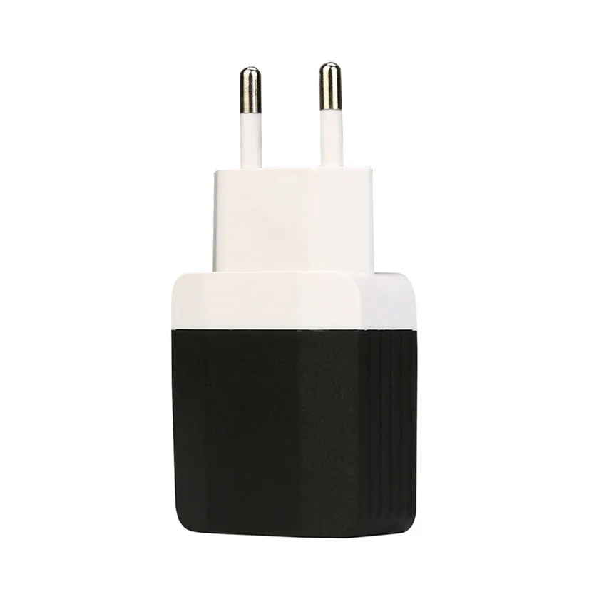 Binmer Новый светодиодный USB 2 порта для домашнего путешествия двойной порт AC