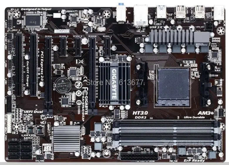 Оригинальная Материнская плата Gigabyte GA-970A-DS3P Socket AM3/AM3+ DDR3 970A-DS3P платы 32 Гб 970 настольная Материнская плата ПК