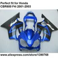 Литье под давлением обтекатель для Honda CBR 600 F4i 2001 2002 2003 красное серебро черный комплект обтекателей CBR600 F4i 01 02 03 CZ02