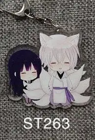 1 шт. аниме камисама Кисс Томоэ Miziki Miketsukami Shirakiin Inu x Boku SS Shirakiin Doubleside брелоки с принтом брелок - Цвет: 7