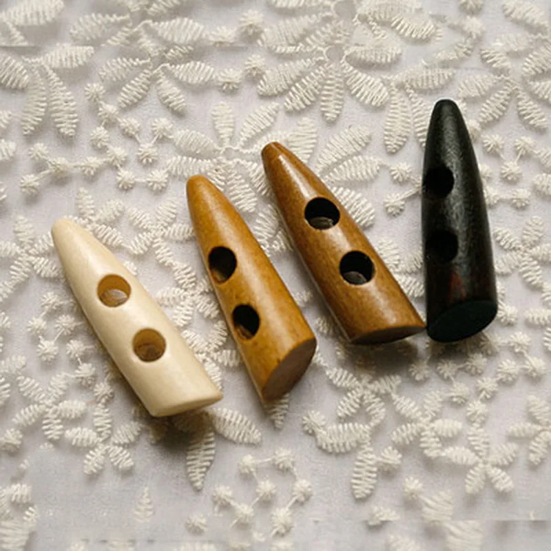 Autumn and winter ox horn button 4 color manual DIY auxiliary material