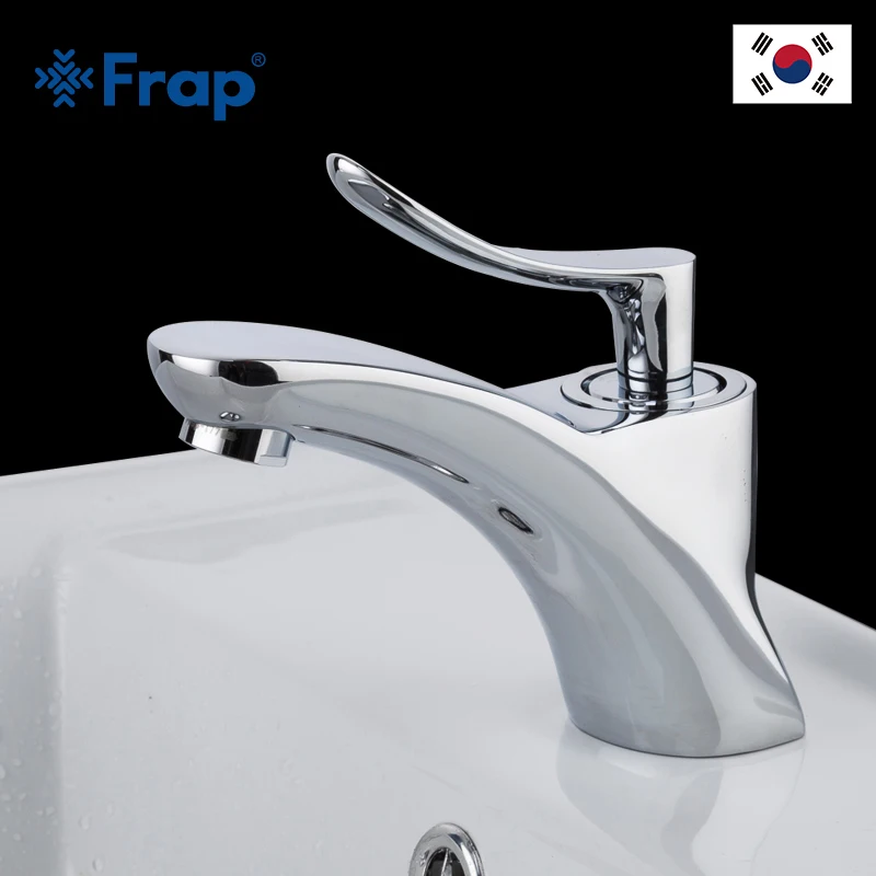 

FRAP chrome color home bathroom basin faucets single handle cold and hot water flow without splashing aerator soft Water bubble