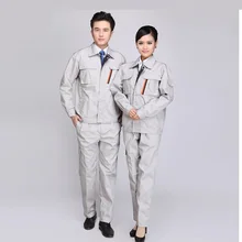 10 комплектов-рубашка и брюки) Мужская парусиновая рубашка с длинным рукавом Костюм сварщика Рабочая страховка с толстой зимней одеждой костюм униформа