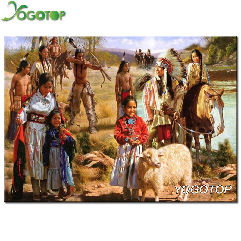 

YOGOTOP Indian 5d diy diamond embroidery life diamond painting mosaic full square/round drill picture YY1164