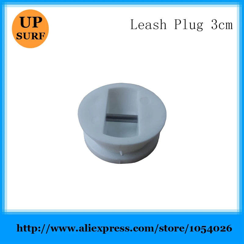 

Foot Leash Plug 3cm White and Black Surfboard Leash Plugs