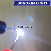 200 шт. светодиодный светильник jufei с подсветкой 1210 3528 2835 1W 3V 107LM холодный белый ЖК-подсветка для ТВ приложения 01. JT.2835BPWP2-C