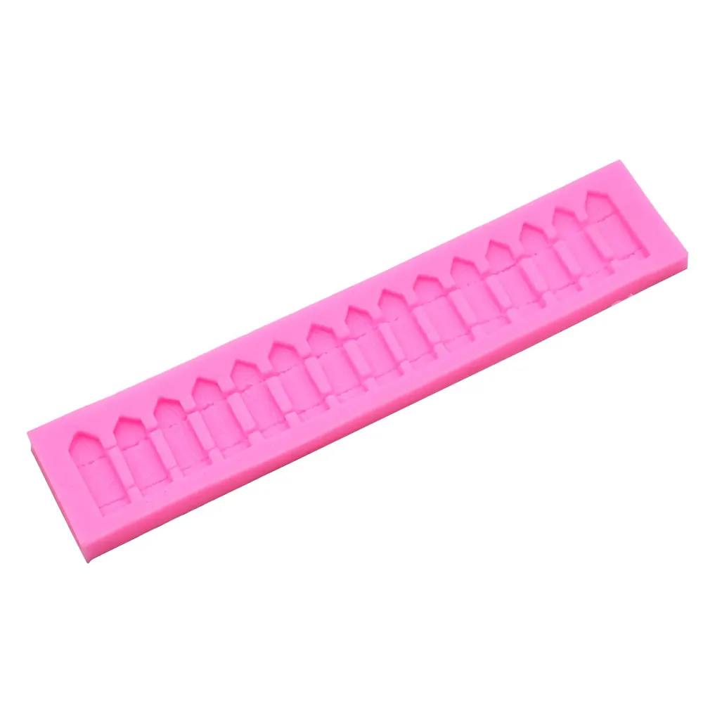 

Silicone Fence Shape Baking Tool Cake Mold Garden Fence Mold Bakeware Party Decoration Gift Safe Healthy