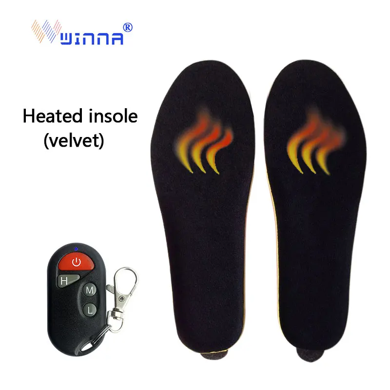 

Electronic heating insole with battery factory in China to sell the size of 41-46 and 35-40