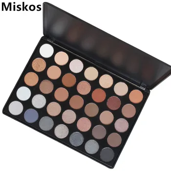 

35 Color Eye Shadows Palette Matte Shimmer Eyeshadow Powder Pigments Natural Nude Cosmetics Makeup Palette 35B