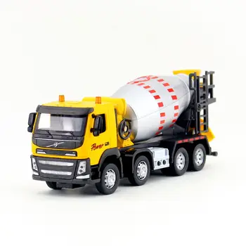 

1:50 Scale/Diecast Model/Volvo Cement Mixer Truck Car/Engineering Toy/Sound & Light/Educational Collection For Children/Gift