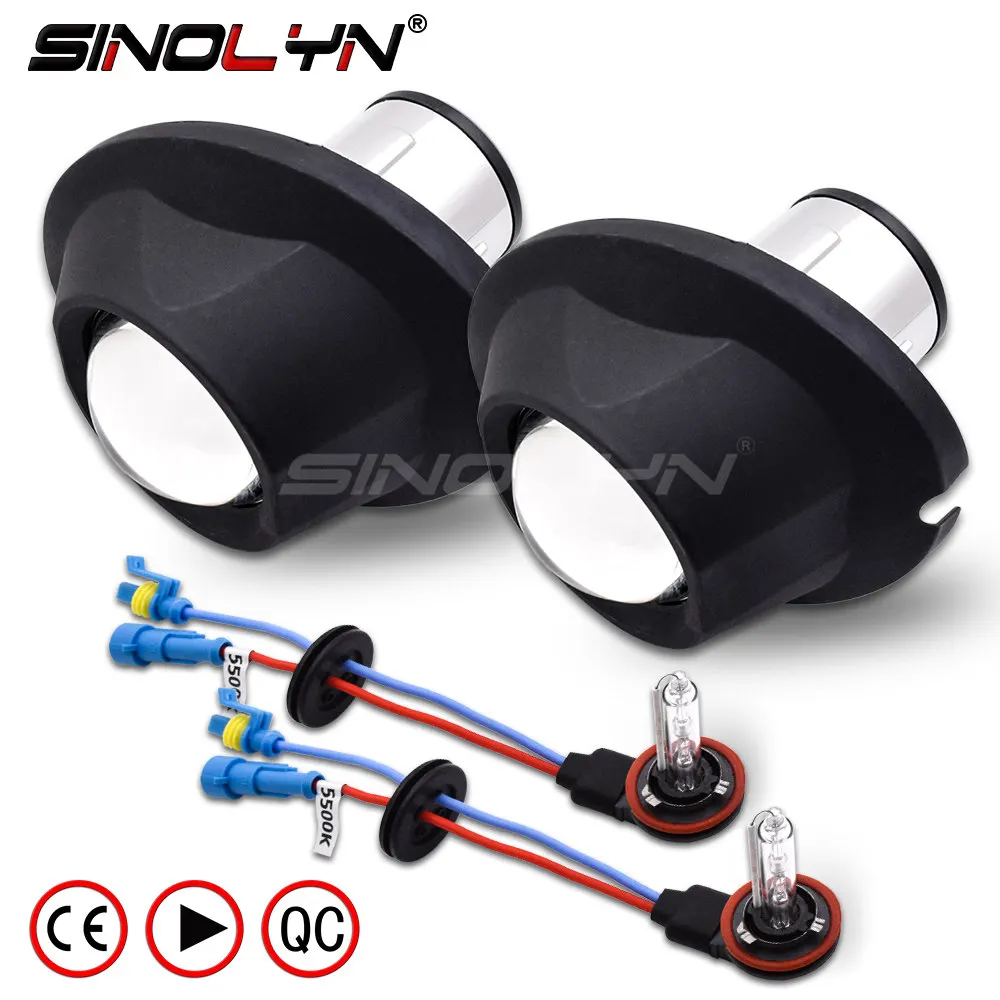 Sinolyn противотуманный светильник для Toyota RAV4/Land Cruiser FJ200 водонепроницаемый H11 HID