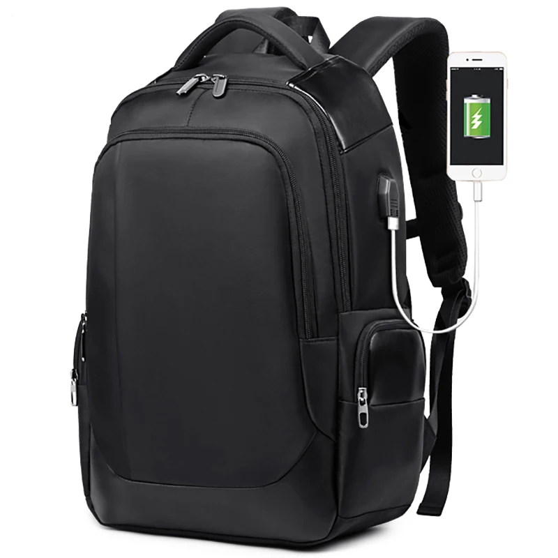 Для мужчин путешествия рюкзак зарядка через usb водостойкий функциональный черный 15,6 дюймов ноутбука рюкзаки мужской Mochila Bagpack PCN073