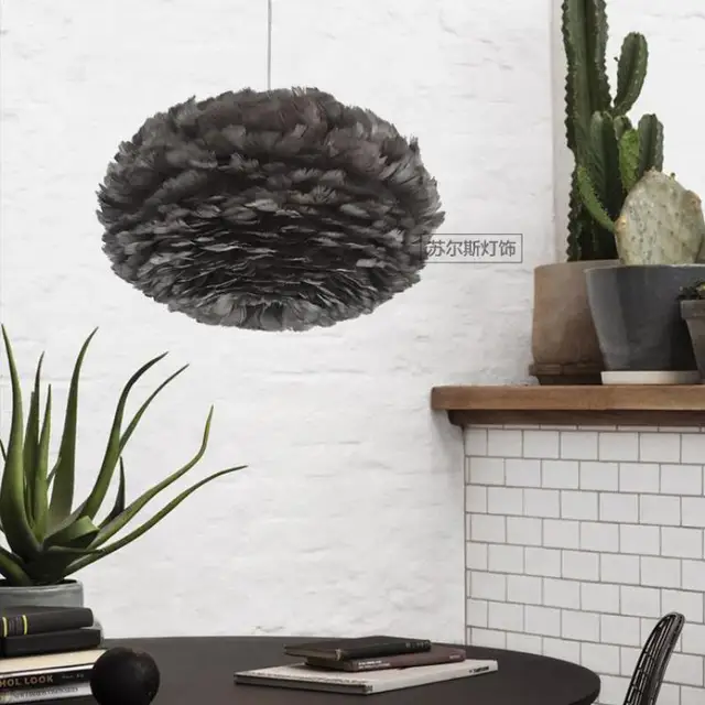 federlampe shopcase led e27 gray black feather pentadent lights for salon bedroom children room post modern art vita eos xl lamp federlampe shopcase led e27 gray black feather pentadent lights for salon bedroom children room post modern art vita eos xl lamp