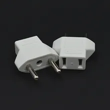 2 pcs New EU To China Plug Adapter Socket Plug Converter Travel Electrical Power Adapter Socket EU To China Plug