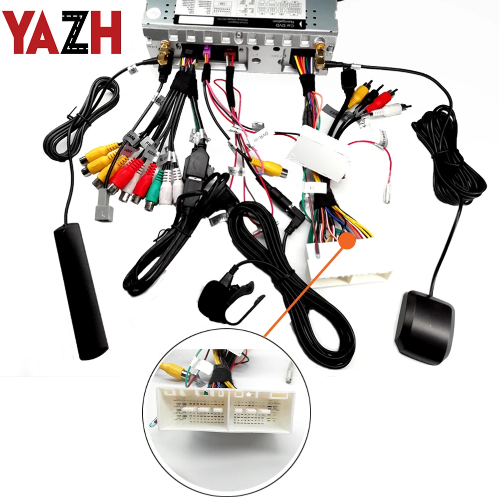 Cheap YAZH 1 din Auto Radio Stereo For Hyundai I30 2017 Car GPS Navigation Android 8.1 central multimedia System 9.0 inch auto radio 4