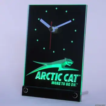 

tnc0168 Arctic Cat Snowmobiles Table Desk 3D LED Clock