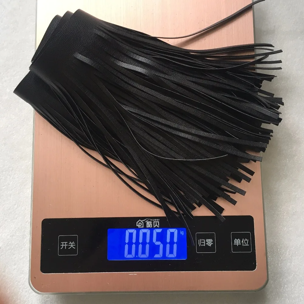 PU искусственная сумка аксессуары элементы крепления Кожа DIY одежды одежда панк шнур завязка Закладка бахрома Вышивание H0339A материал отделка