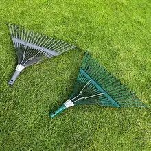 22 зуба Регулируемая садовая трава грабли для листьев складное устройство Длина 47x57 см садовые грабли для сухой травы упавшие листья очистки