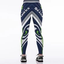 SEATTLE SEAHAWK S, женские леггинсы с 3D принтом, леггинсы с высокой талией, леггинсы с принтом Стилерс, женские штаны, обтягивающие леггинсы для фитнеса
