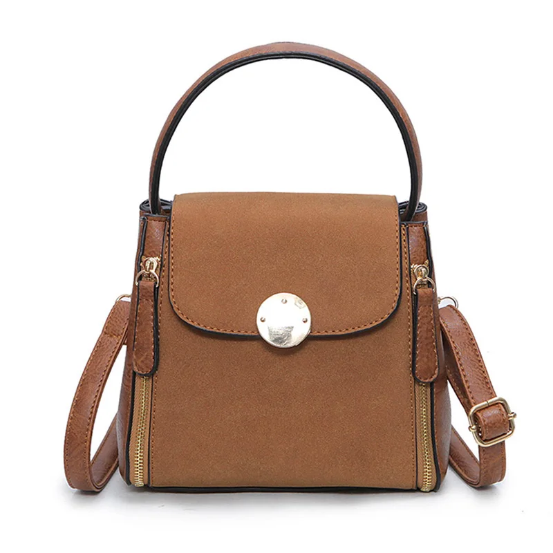New Arrival Vintage Tote Women Leather Handbags Ladies Shoulder Bags Fashion Top Handle Bags High Quality