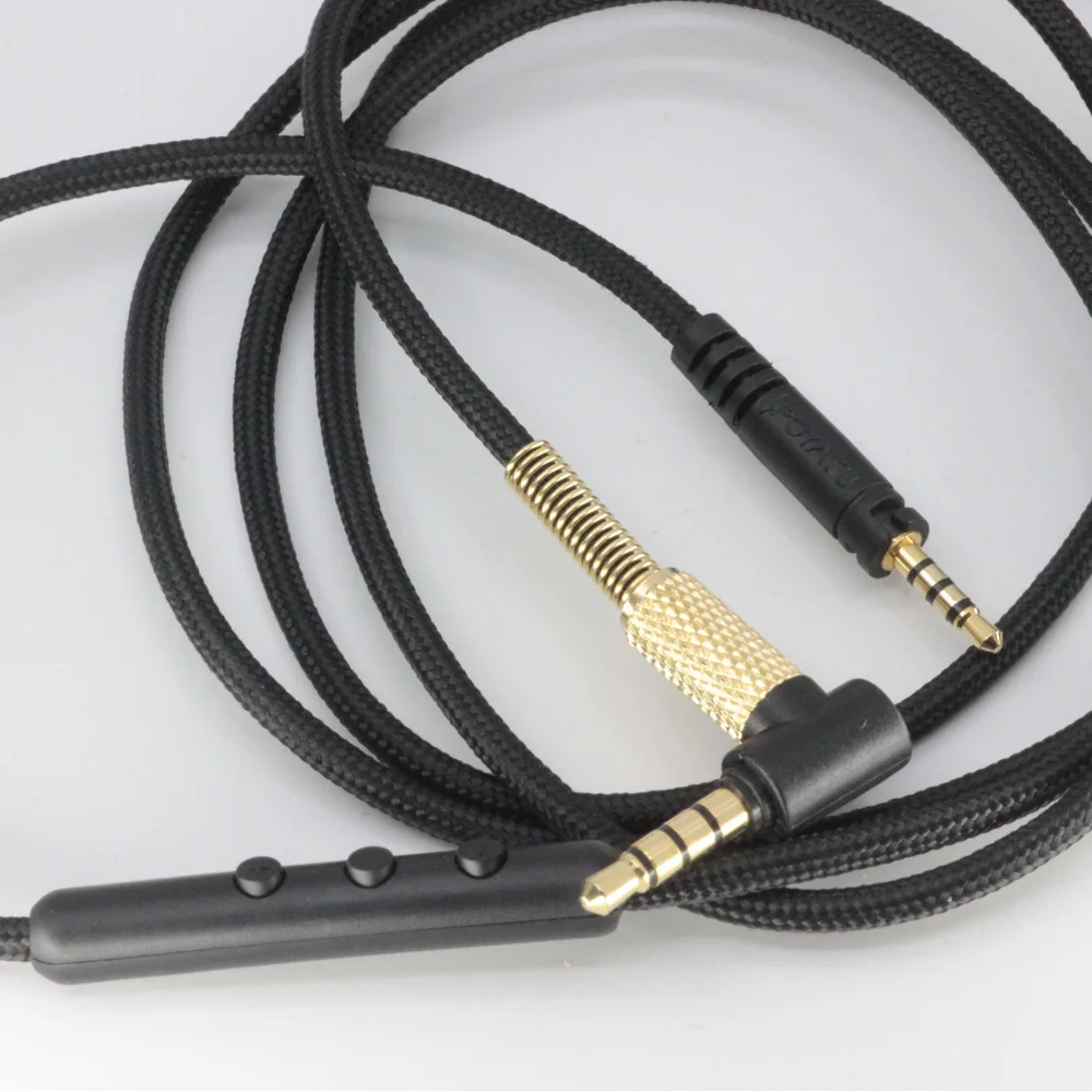 POYATU Upgrade Cable For Sennheiser HD4.40 HD 4.40 BT HD4.50 HD 4.50 BTNC HD4.30i HD4.30G Cord With Mic Volume Control Remote 33