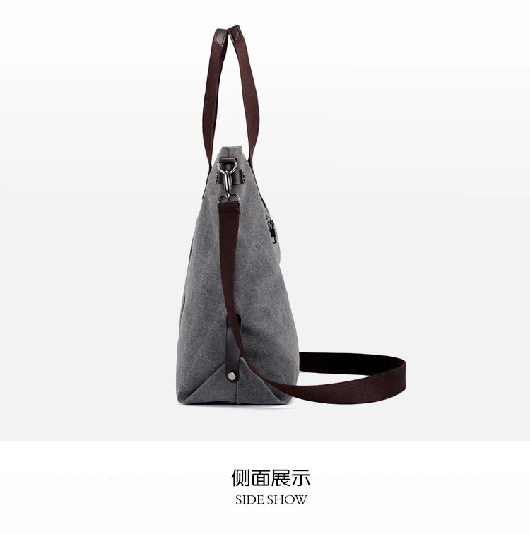 Новая простая Большая вместительная дизайнерская холщовая женская сумка-мессенджер модная сумка для девочек сумка на плечо Повседневная сумка для покупок