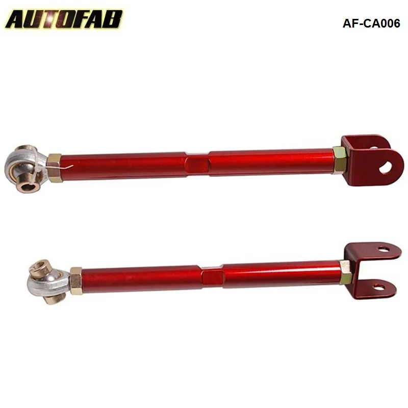 STAINLESS REAR LOWER TOE CONTROL ARMS / BARS (Red)  For Nissan 240SX s13 / For Silvia skyline 300zx AF-CA006