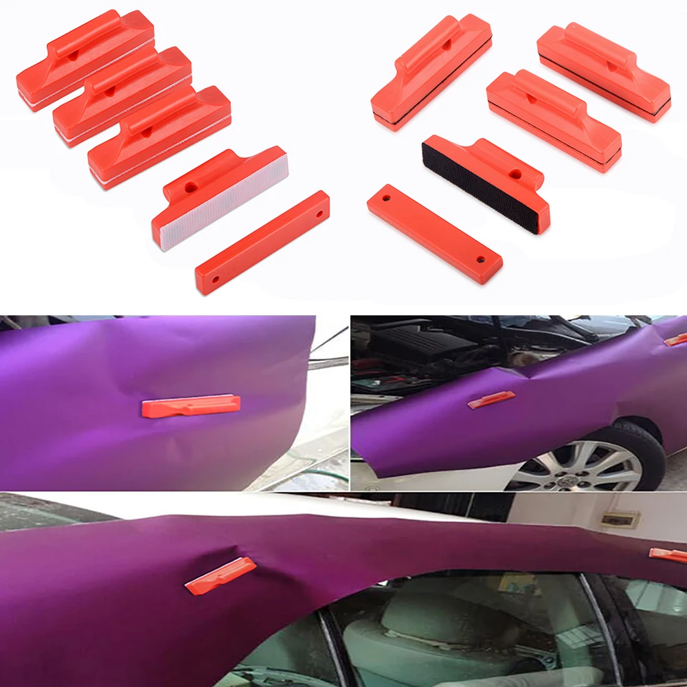 

EHDIS 6pcs Strong Magnet Holders Carbon Foil Film Window Tint Tool Vinyl Car Wrap Magnetic Fixer Holder Car Sticker Accessories