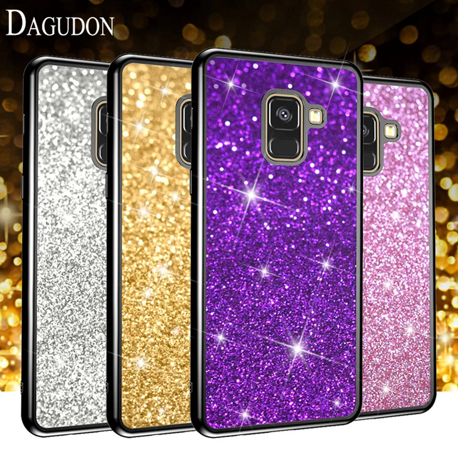 DAGUDON чехол для Samsung Galaxy S5 S9 A3 A5 A8 2016 2017 2018 Grand Neo Plus Блестящий силиконовый мягкий ТПУ