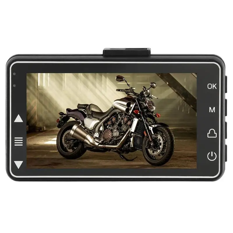 

M0518 Motorcycle DVR Dash Cam 3 inch LCD Front+ Rear View Camera Recorder