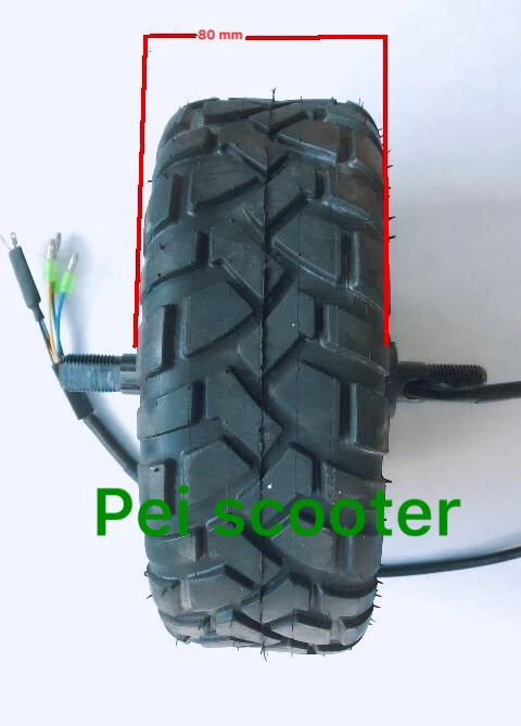 9 дюймов BLDC 9X3. 5-5 вакуумные шины бесщеточный мотор ступицы колеса для электрического скутера ступицы двигателя phub-200Z