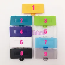 9 Цвета дополнительная батарея замену для карманная приставка Game Boy для GBP Корпус задняя дверь