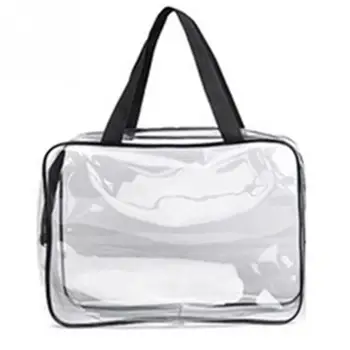 

Environmental Protection PVC Transparent Cosmetic Bag Women Travel Make up Toiletry Bags Makeup Organizer Beauty Makeup Case