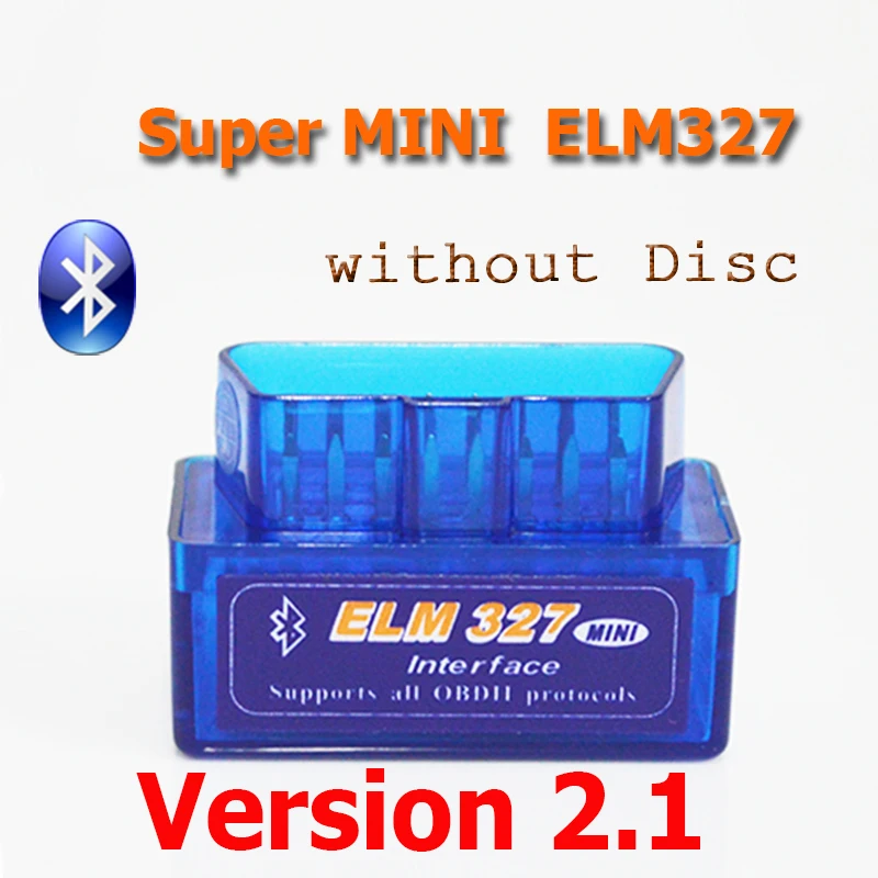

VIECAR Super MINI ELM327 Bluetooth V2.1 OBD2 Auto Code Reader Diagnostic Tool ELM 327 Bluetooth For OBDII Protocol