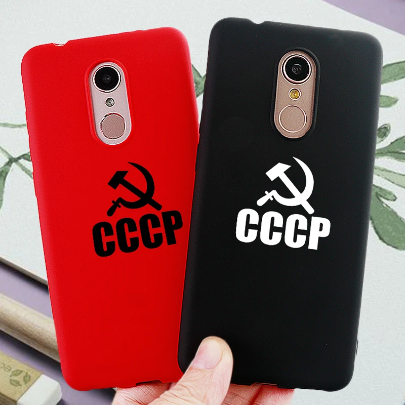 Чехол для телефона Xiaomi Redmi Note 6 MIX 2 3 S 8 SE Youth Max 4x5 A Pro Чехлы буквы CCCP мягкие