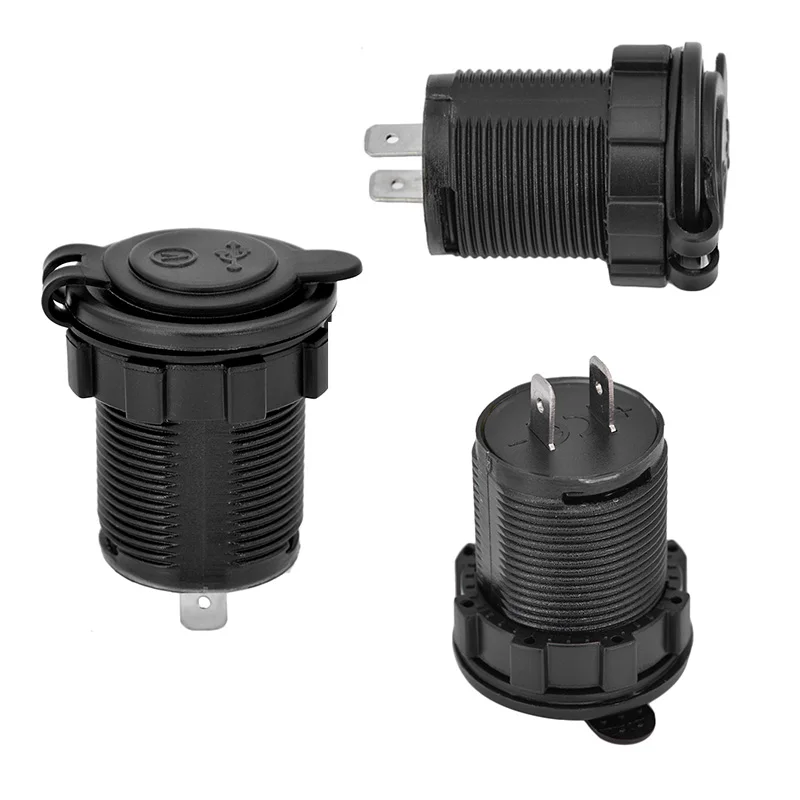 DC12V 24V 3.1A двойной USB порт автомобильное зарядное устройство розетка адаптер со