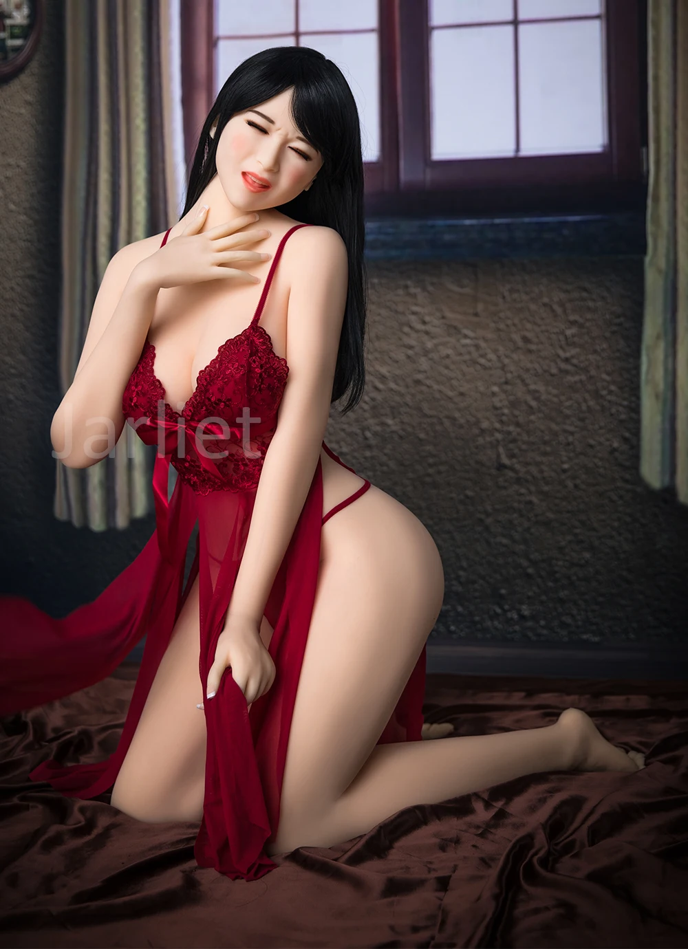 Jarliet 170 секс куклы buxom большие титьки оральный кукла Dolll открытый рот любовь для