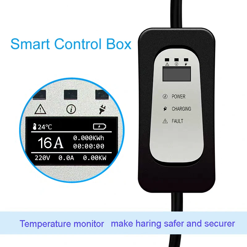  ev charger type 2 for Electric car iec62196 Schuko 5.5M ev charging cable portable charger level 2 