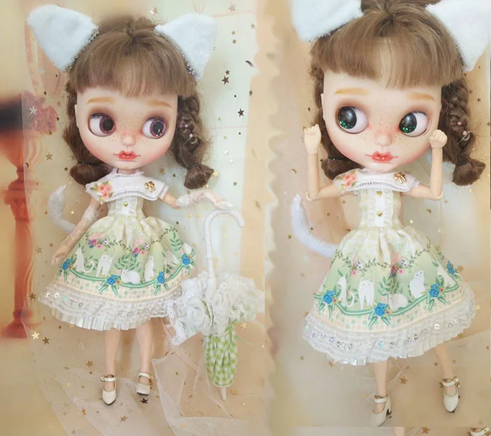

1/6 1/8 OB11 1/4 BJD Doll toys Chinese Doll BJD Ball Joint Doll Cute suit Fashion clothes Doll ski DIY Material package