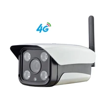 4G Mobile Bullet 720P HD IP Camera with 4G FDD LTE Network Worldwide Cloud Server Free