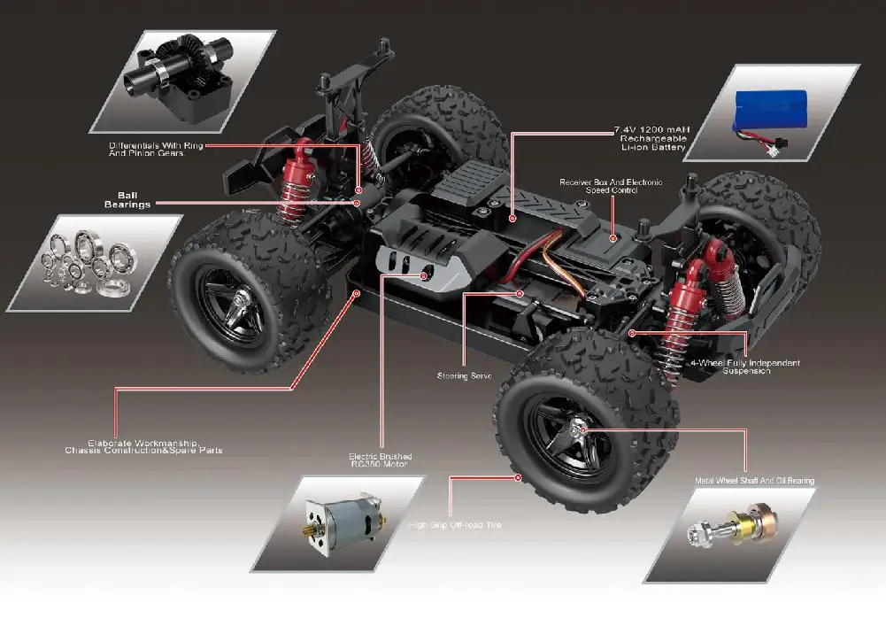 1/18 ураган детская игрушка 36 км/ч RC Автомобиль Игрушечный Грузовик Дистанционное управление автомобиль автомобиль игрушка дистанционное управление