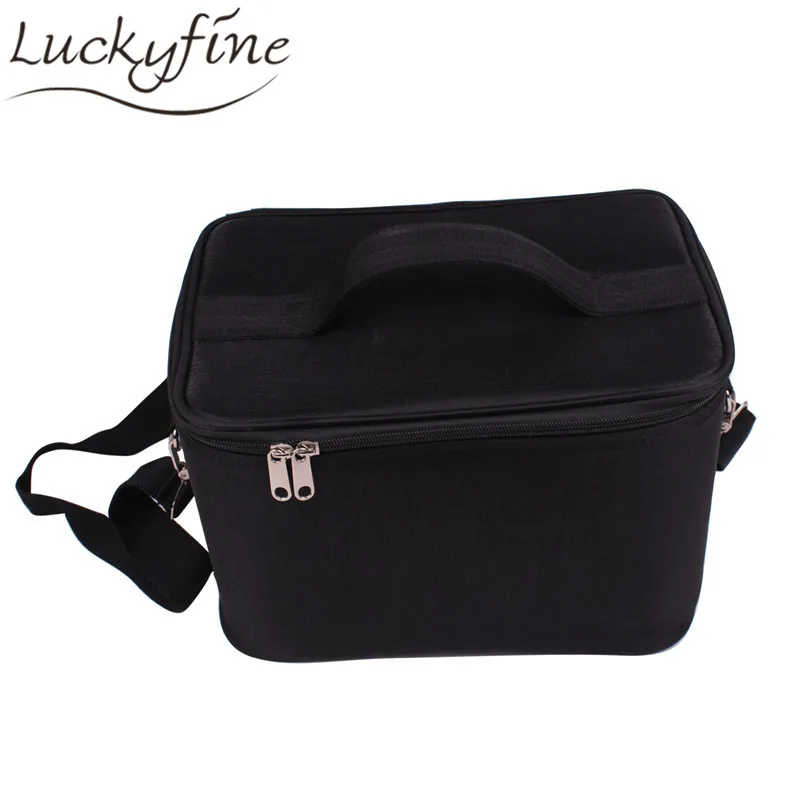 Black Makeup Bag Waterproof Travel Storage Organizer Cosmetic Box For Women Large Make Up Case Wash Toiletry Handbag 2017