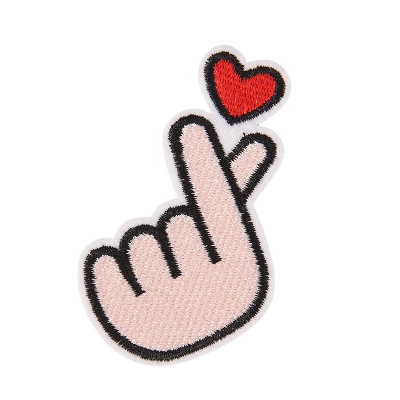 Новинка 1 шт. Kawaii LOVE Iron On Patch вышитая аппликация тканевая нашивка для куртки