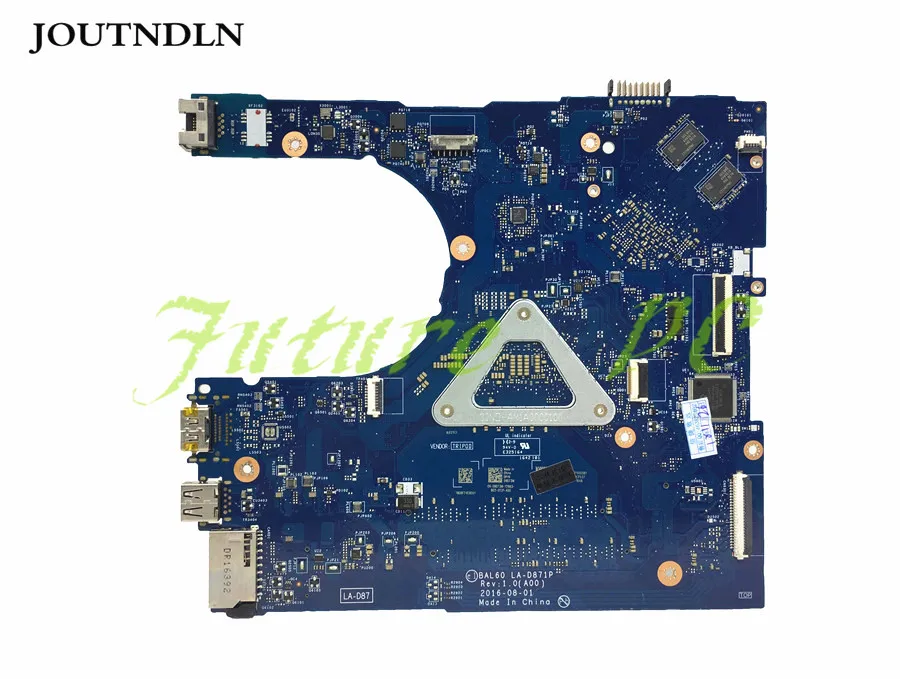 JOUTNDLN для Dell Inspiron 5000 5468 5468D Материнская плата ноутбука 9DT3W 09DT3W CN-09DT3W BAL60 LA-D871P i7-7500U R7 M340 Тесты работы