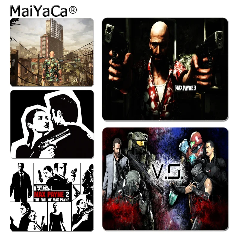 MaiYaCa Max Payne обои Коврик для мыши геймер игровые коврики размер для 7,08*8,65 дюймов и 9,83*11,4 дюймов игровые коврики для мыши