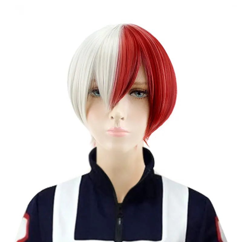Парик для косплея Мой герой HSIU парик шото Тодороки Академия парики костюмы на