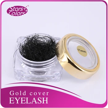 

Faux Mink Natural eyelash extension high quality lashes bulk pieces in glassware make up lash Cilia extension